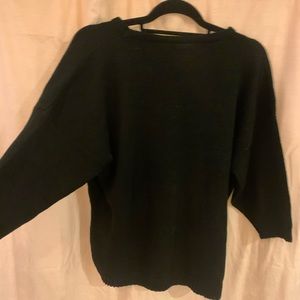 comfy black sweater